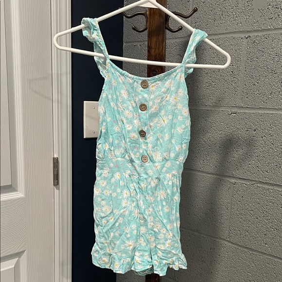 Other - Floral Button-Front Romper